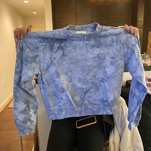 Cotton citizen blue tie dye sweatshirt - size medium